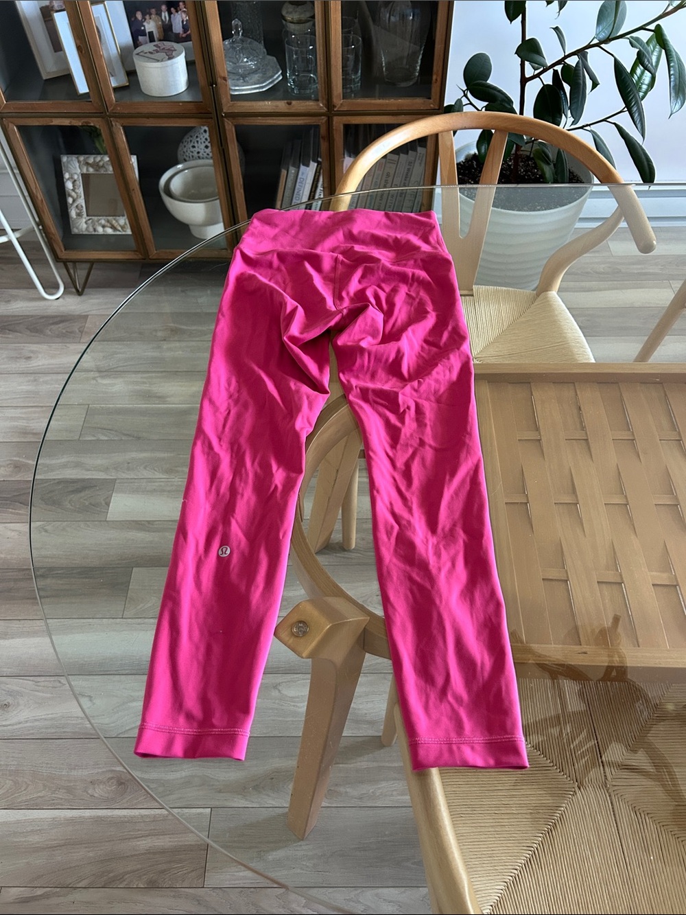 Lululemon Women Hot Pink Athletic Leggings